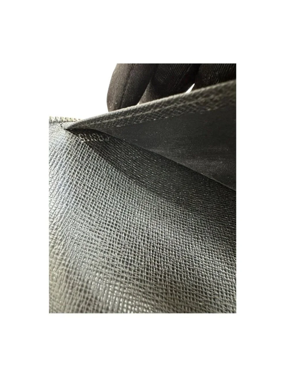 Louis Vuitton Damier Graphite Black Silver Leather Wallet